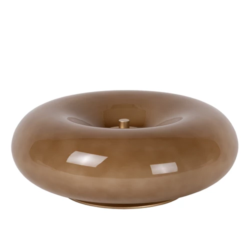 Lucide SENTINO - Table lamp - Ø 29,5 cm - 3xG9 - Taupe - turned off